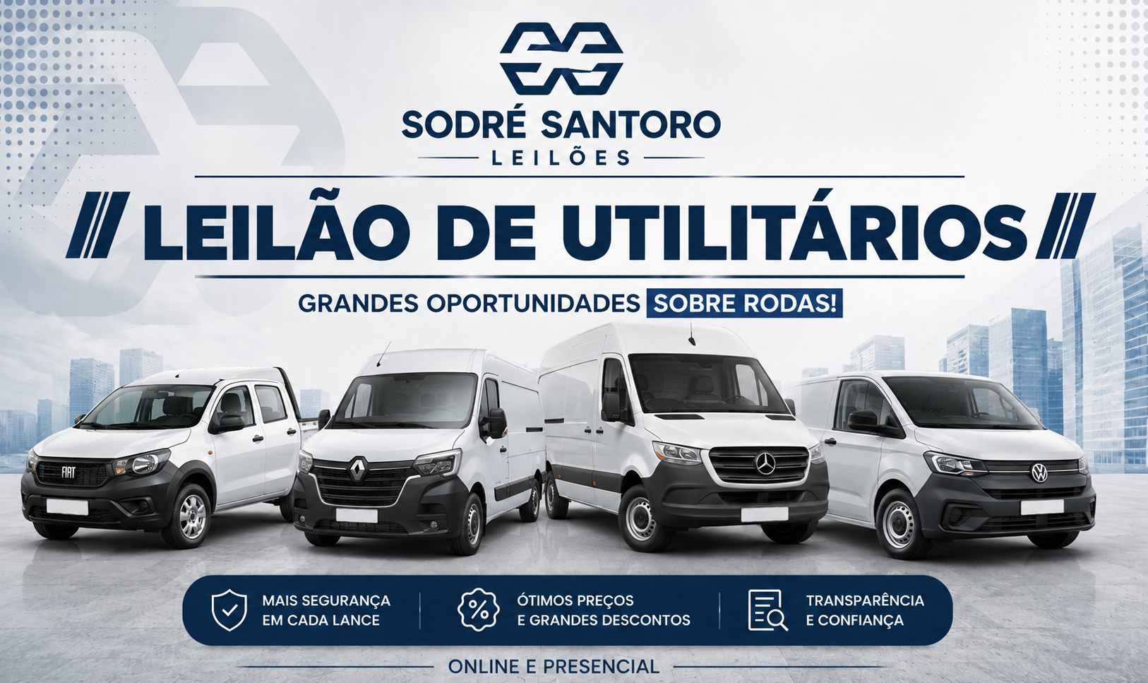 Leilão de Utilitários - Segunda-Feira - 05/10/2026